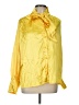 Unbranded 100% Polyester Yellow 3/4 Sleeve Blouse Size L - photo 1