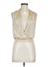 Max Mara Gold Sleeveless Blouse Size M - photo 1