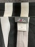 Dots 100% Polyester Stripes Silver 3/4 Sleeve Blouse Size 20 - photo 7