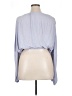 Free People Blue Long Sleeve Top Size XL - photo 2