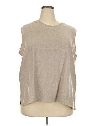 Flax Sleeveless Blouse (view 1)
