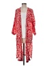 Ann Taylor LOFT 100% Rayon Red Kimono Size XS - photo 1