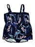 Lands' End Floral Blue Swimsuit Top Size 24W - photo 1