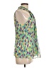 Etcetera 100% Silk Green Sleeveless Silk Top Size 10 - photo 4