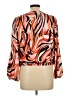 Miley + Molly 100% Polyester Orange Long Sleeve Blouse Size L - photo 2