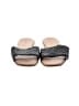 Madewell 100% Leather Black Gray Sandals Size 10 - photo 2