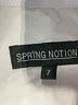 Spring Notion Solid Ivory Long Sleeve Button-Down Shirt Size 7 - photo 3