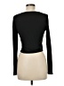 Shein 100% Polyester Black Long Sleeve T-Shirt Size M - photo 2