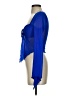 Shein Blue Long Sleeve Blouse Size 4 - photo 5