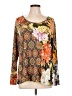 Johnny Was Brown Long Sleeve Blouse Size L - photo 1