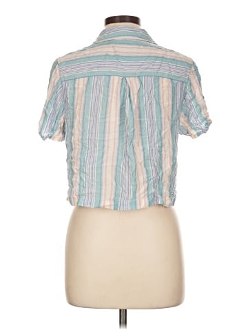 American Eagle Outfitters Short Sleeve Blouse (view 2)