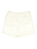 Jennifer Lopez Solid Ivory Shorts Size 6 - photo 1
