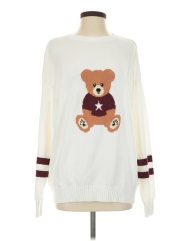 Faded Rose Pullover Sweater (view 1)