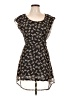 Candy Couture 100% Polyester Print Black Casual Dress Size L - photo 1