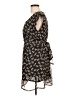Candy Couture 100% Polyester Print Black Casual Dress Size L - photo 5
