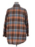 Emery Rose 100% Polyester Plaid Brown 3/4 Sleeve Blouse Size 2X - photo 2