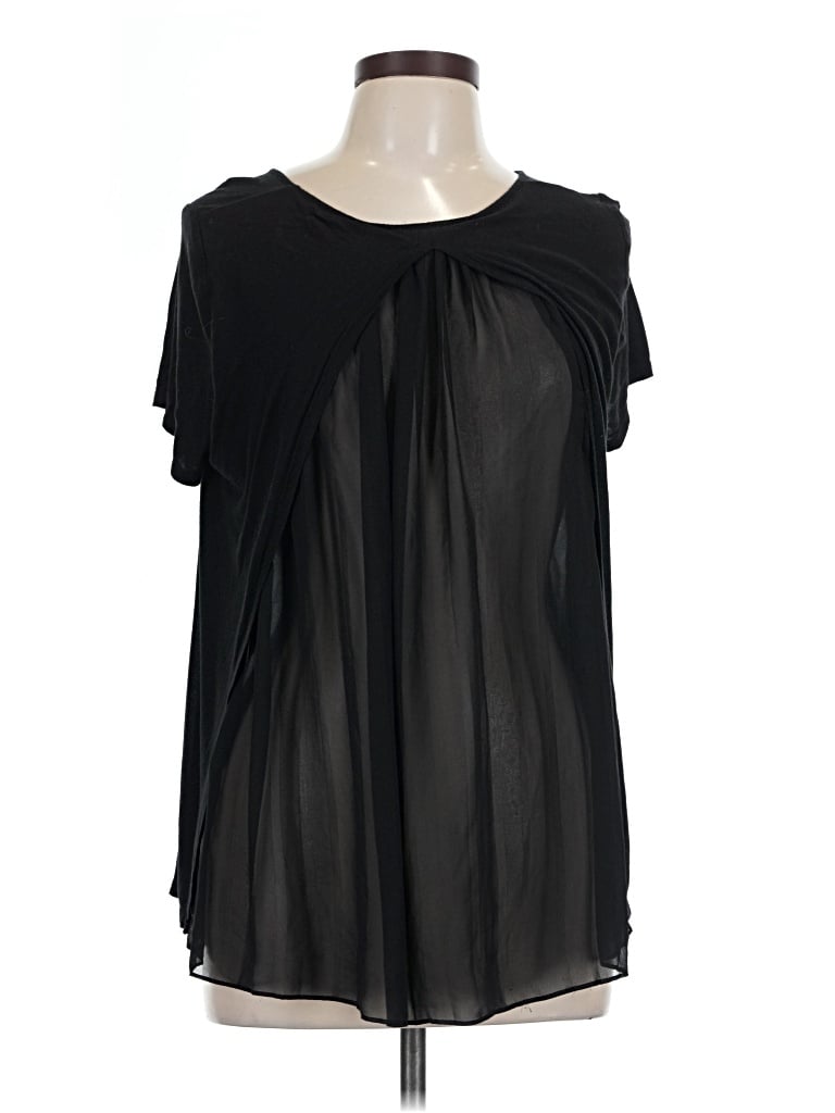 Pre-owned Express Short Sleeve T-shirt In Black