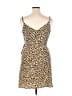 Sanctuary 100% Polyester Animal Print Tan Cocktail Dress Size XXL - photo 2