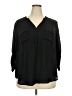 Torrid 100% Polyester Black 3/4 Sleeve T-Shirt Size 2X Plus (2) - photo 1