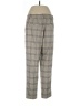 Ann Taylor LOFT Plaid Gray Casual Pants Size 12 - photo 2