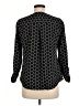 Notations Polka Dots Black 3/4 Sleeve Blouse Size M - photo 2