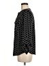 Notations Polka Dots Black 3/4 Sleeve Blouse Size M - photo 5