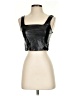 Olive and Oak 100% Polyurethane Black Sleeveless Top Size S - photo 1