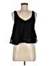 Bar III 100% Polyester Black Tank Top Size M - photo 1