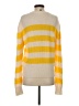 A.P.C. Stripes Yellow Pullover Sweater Size S - photo 2