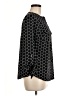 Notations Polka Dots Black 3/4 Sleeve Blouse Size M - photo 4