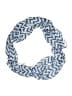Unbranded Chevron-herringbone Blue Scarf One size - photo 1