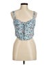 Bardot 100% Viscose Blue Tank Top Size 8 - photo 1