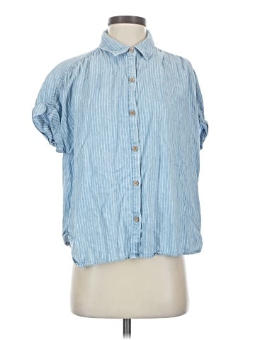 Faherty Short Sleeve Button-Down Shirt (view 1)