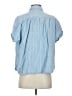 Faherty Stripes Blue Short Sleeve Button-Down Shirt Size S - photo 2