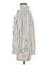 L.L.Bean 100% Tencel Stripes Ivory Long Sleeve Button-Down Shirt Size M - photo 5