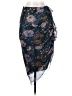 Veronica Beard Floral Blue Casual Skirt Size 2 - photo 1