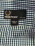 Fred Perry 100% Cotton Checkered-gingham Blue Long Sleeve Button-Down Shirt Size 5 - 6 - photo 3