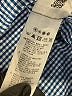 Fred Perry 100% Cotton Checkered-gingham Blue Long Sleeve Button-Down Shirt Size 5 - 6 - photo 6