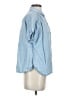 Faherty Stripes Blue Short Sleeve Button-Down Shirt Size S - photo 4