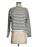 Everlane 100% Organic Cotton Stripes White Pullover Sweater Size S - photo 1