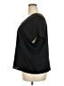 Worthington 100% Polyester Black Short Sleeve Top Size XXL - photo 5