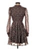 Lulus 100% Polyester Animal Print Brown Cocktail Dress Size XS - photo 1