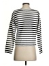 Everlane 100% Organic Cotton Stripes White Pullover Sweater Size S - photo 2