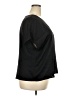 Worthington 100% Polyester Black Short Sleeve Top Size XXL - photo 4