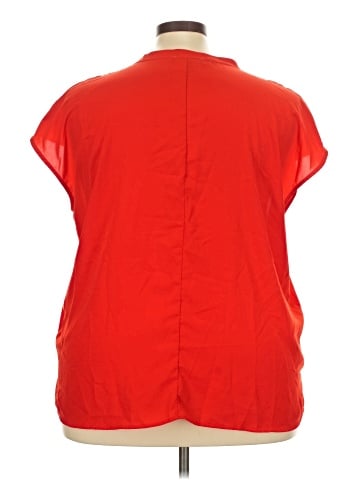 ELOQUII Short Sleeve Blouse (view 2)
