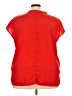 ELOQUII Red Short Sleeve Blouse Size 22 Plus - photo 2