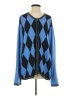 Emma James Argyle Blue Cardigan Size 2 - photo 1