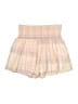 TCEC 100% Cotton Plaid Yellow Shorts Size M - photo 1