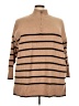 Ava & Viv Stripes Tan Pullover Sweater Size 3X - photo 1
