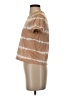 Intermix 100% Cotton Tan Short Sleeve Turtleneck Size P (petite) - photo 5